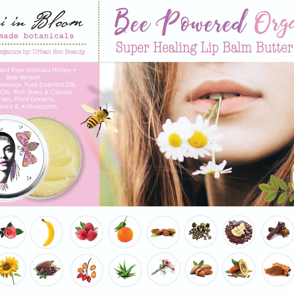 Organic Lip Boost and Rescue Treatment Kit / Manuka Lip Gloss & Healing Lip Balm - Picture 9 of 16